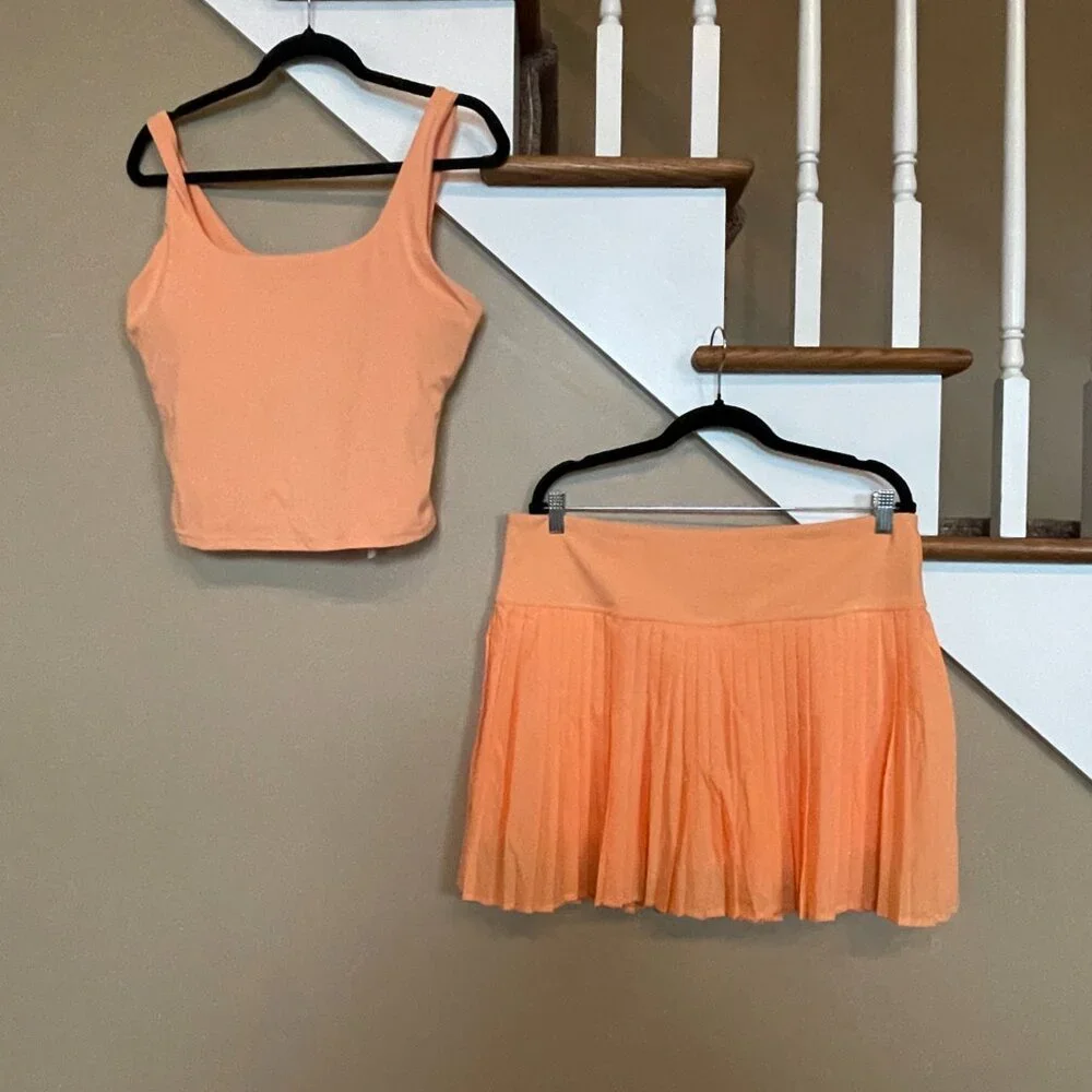 Fabletics Hot Shot Pleated Skirt Ultra Mini sz XXL/1X - Picture 4 of 6